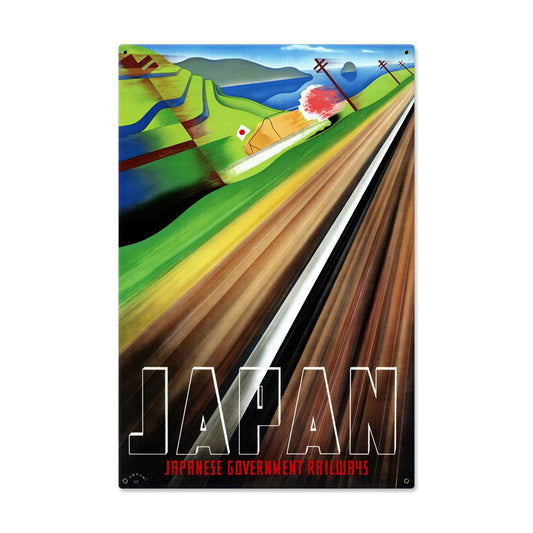 Japan Railways Vintage Sign