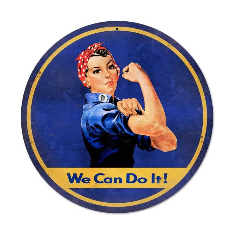 Rosie The Riveter Vintage Sign