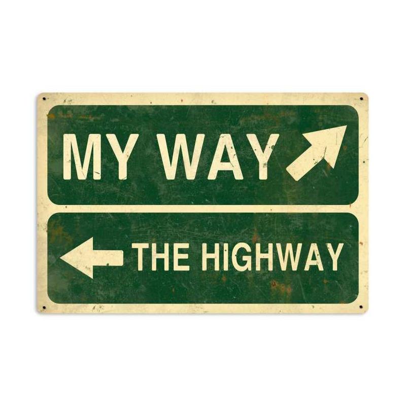 My Way Highway Vintage Sign