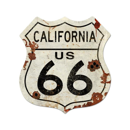 ROUTE CALIFORNIA US 66 LARGE Vintage Sign