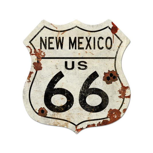 Route New Mexico Us 66 Vintage Sign