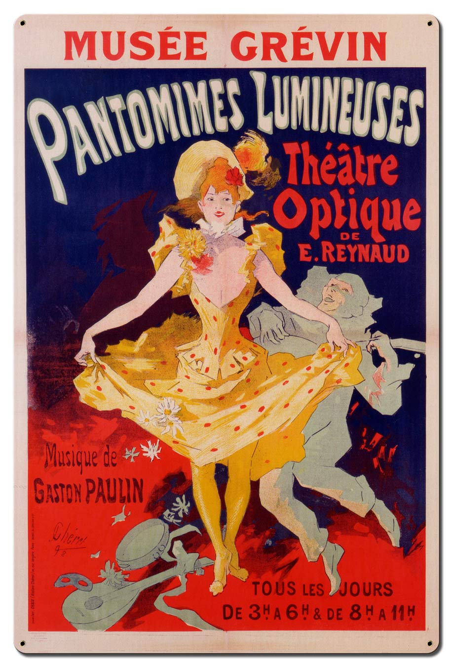 Pantomimes Lumineuses Vintage Sign