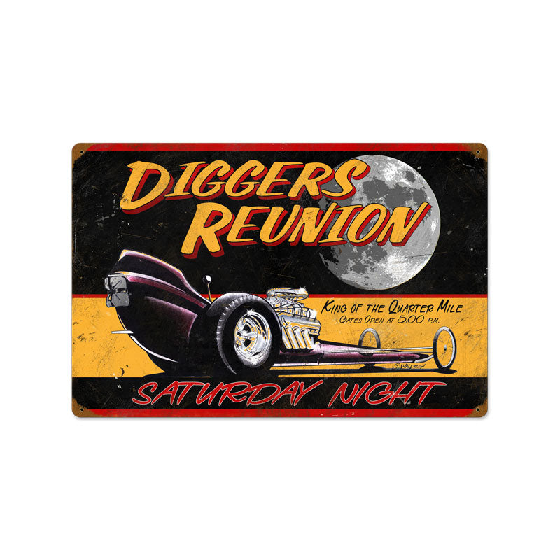 Diggers Reunion Vintage Sign